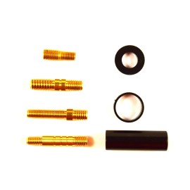 Unbranded Blue Carbon Fiber Stubby Antenna 5" Fits 07-19 Chevy Silverado 1500 2500 3500