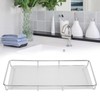 Bathroom Countertop Tray Stainless Steel Acrylic Modern Minimalist Design Space