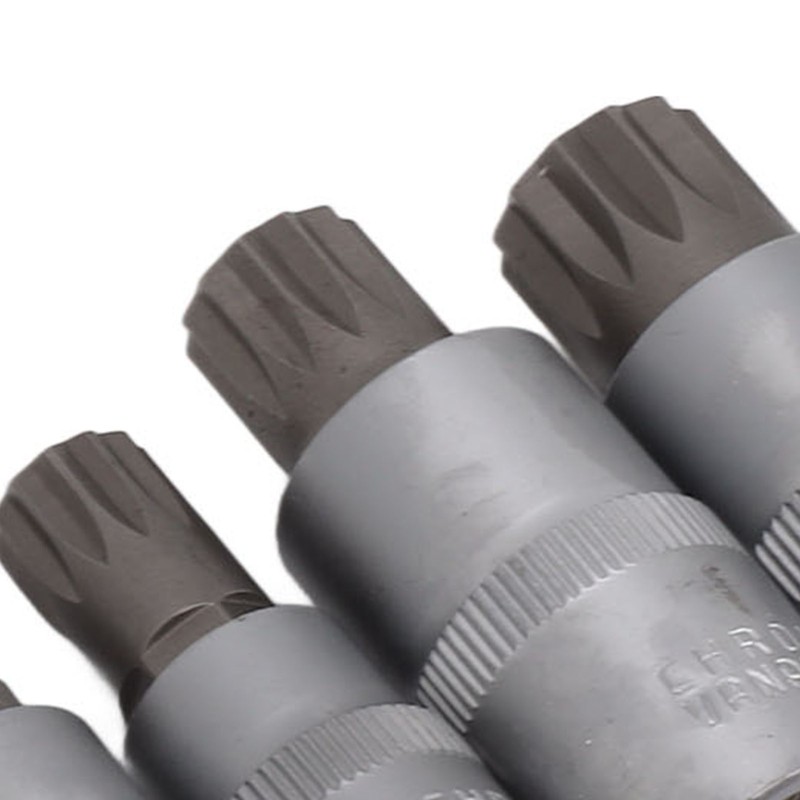 8PCS Hex Bit Set 1/2in 1/4in 3/8in Iron Hex Heads