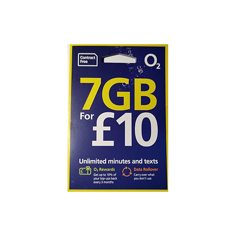 O2 Big Bundle SIM Card Pay As You Go -