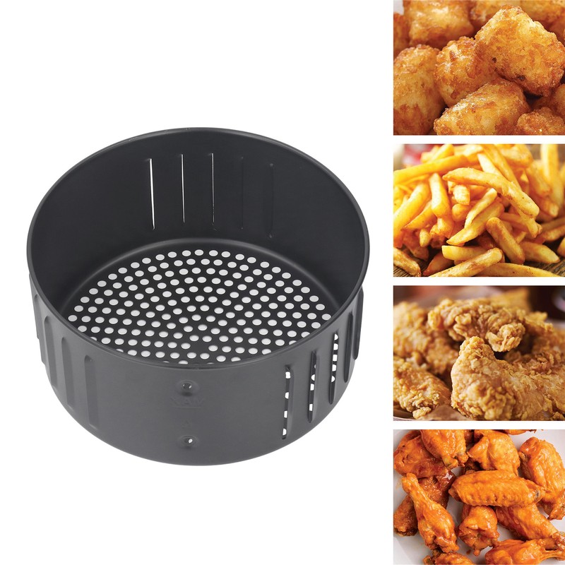 Fryer Basket 2.6L Steel Non Stick Reusable Drainer Basket Universal
