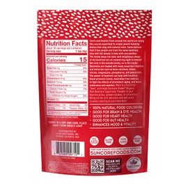 Suncore Foods – Organic Red Beet Supercolor Powder, 5oz – Natural Beetroot Food Coloring Powder, Plant Based, Vegan, Gluten Free, Non-GMO