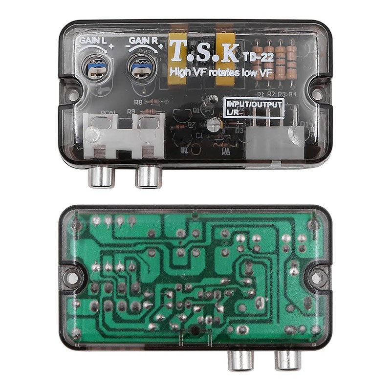 WANGCL Car Audio Converter RCA Stereo High To Low Adjustable