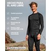 Danish Endurance Conjunto de Capa Base Térmica de Lana Merino