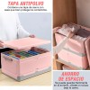 Trixter Caja Almacenamiento Plegable Plástico Organizador Hogar Tapa