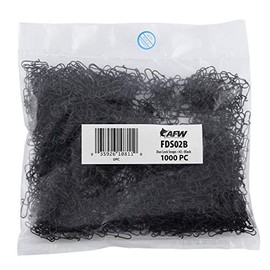 American Fishing Wire Broches de Bloqueo Duo, tamaño #2, 25 LB (11 kg) Prueba, Negro, 1000 Piezas