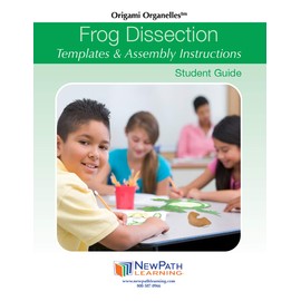 NewPath Learning Frog Dissection 3-D Model Making Kit, Set/5 Full-Color, Paper Model Templates & Teacher Guide (24-7722)