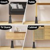 VANITURE 12 inch Bed Risers Heavy Duty, Adjustable Furniture Risers