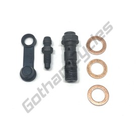 Brembo Ducati Brembo Stainless Front Brake Caliper Double Banjo Bolt Bleed Bleeder