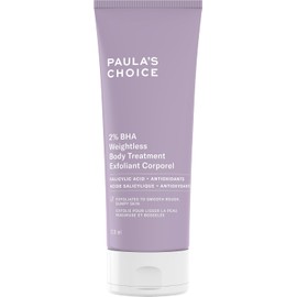 Paula's Choice Weightless Body Treatment 2% BHA, Salicylic Acid & Chamomile Lotion Exfoliant, Moisturizer for Clogged Pores & Bumpy Skin, Fragrance-Free & Paraben-Free, 210 mL
