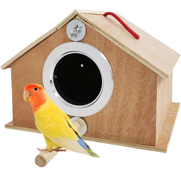 kathson Parakeet Nest Box Bird Nesting House Parrot Breeding Mating