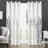 ELLE DECOR Peconic Light Filtering Back Tab Rod Pocket Curtain