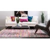Unique Loom Braided Chindi Collection Casual Modern Multi Area Rug