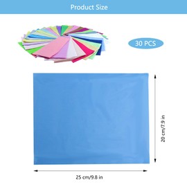 BMZXCH 30 Stück Stoffe Nähen Einfarbig, Stoffreste Zugeschnittene Stoff Quadrate Toffe Baumwolle Froddo Stoffe zum Nähen Patchwork, Buntes Stoffpakete für Quilten, DIY Handgemachten (25 x 20 cm)