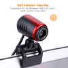 Computer High Definition Camera, 360 Degree Rotation Adjustable Webcam with