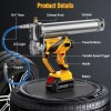 ‎TaskStar Electric Grease Gun,12,000 PSI Battery Operated Grease Gun 2xBattery&Char