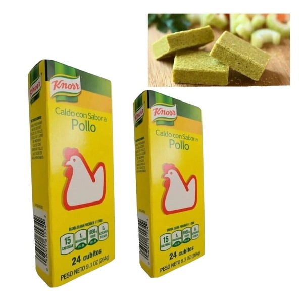 Knorr Chicken Flavor Bouillon Cubes Cubitos de Pollo Knorr 2