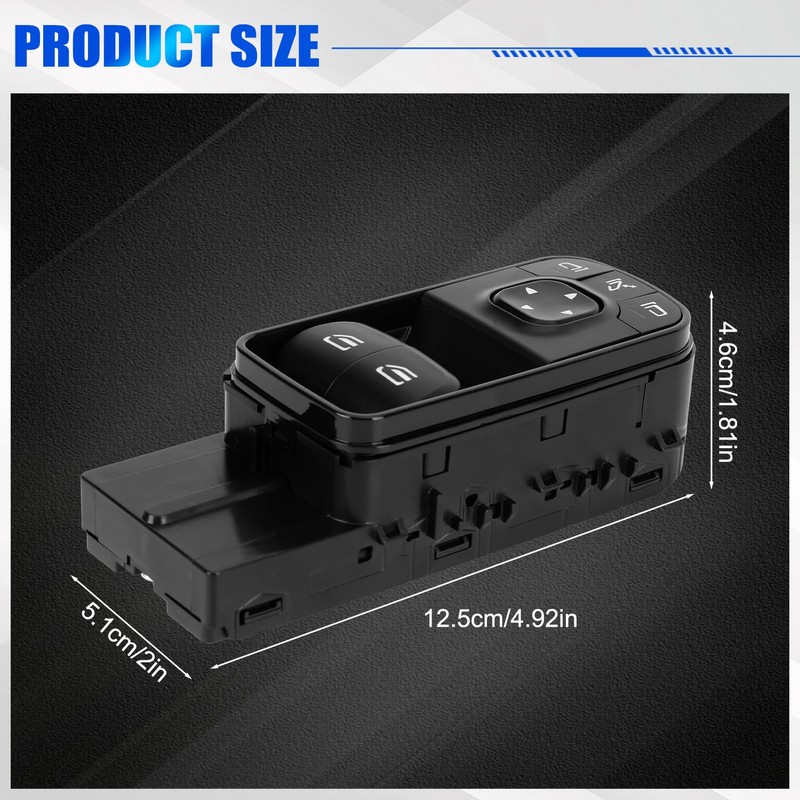 Power Window Switch fit for Sprinter 3500 XD 2018-2021|Direct Fit,ABS