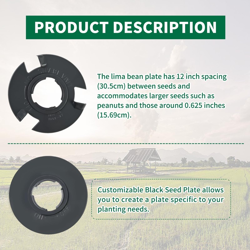 60009 60010 Optional Seed Plate 12 Set for EarthWay 10001