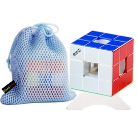 Oostifun Kongxin 3 x 3 m Cube Multicoloured Puzzle 3 x 3 x 3 Hollow M Twist Smooth Cube Puzzle Brain Teaser Maze with Small Bag and a Tripod