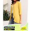 Argstar Yellow cardigan for women, Lightweight Casual Open Front Soft