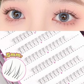 Atopos No Glue Under Strand Eyelash Glue-free lower eyebrow natural look 10 rows large capacity, A, 2 pcs / 아토포스 노글루 언더 가닥 속눈썹 풀이 필요 없는 부분 아랫눈썹 자연스러움 10열 대용량, A, 2개