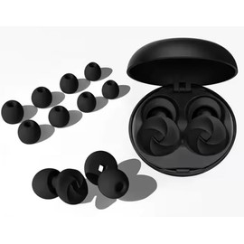 Hushbud Tapones de oídos – Protección auditiva certificada reutilizables para dormir, descansar, concentrarse, conciertos, deportes y viajes – Tapones auditivos con reducción de ruido 33 dB