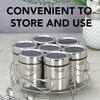 Sumeet 7in1 Stainless Steel + See through Lid Masala Stand/Dry