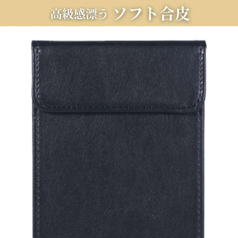 Ticket Holder Leather Slip Clip Slip Binder Luxury Order Binder