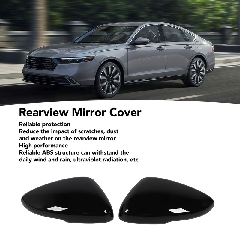 1 Pair Side Mirror Cover Left Right Dustproof Baking Finish