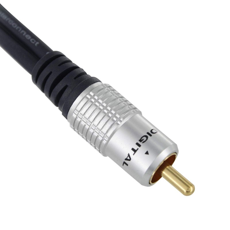 5m Subwoofer Audio Cable 1RCA to 2RCA Y Splitter Cord