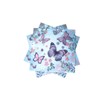 Butterfly Napkins Paper Blue Butterfly and Flower Guest Towels Disposable