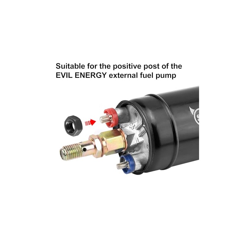 EVIL ENERGY External Fuel Pump Positive Pole Special Nut