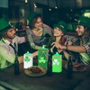 3 Pack St. Patrick's Day Tea Light Candles Wooden Clover