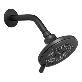 Brondell Nebia Yuba Fixed Shower Head, 5- Setting, Precision Nozzle, Matte Black