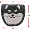 Sunbro Golf Headcovers Character Putter Cover, Headcover, Akita Inu, Mallet