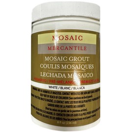 Mosaic Mercantile Premix Grout, 8-Ounce, White