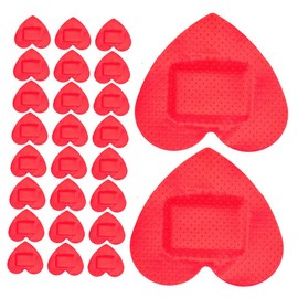 CORHAD 200 Pcs Shaped Patch Bulk Stickers Scrape Skin Tone Cut Waterproof Red