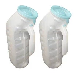 Medline 12 Medline Male Man Deluxe Urinal Glow In Dark Lid 1000ml 32oz Urine Pee Bottle