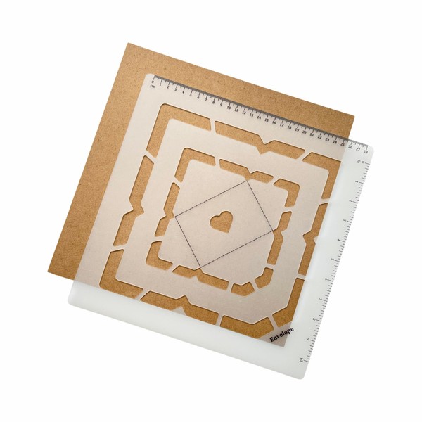 5 in 1 Envelope Template, for Handmade Envelope, 4 Envelope