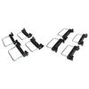 4x Roof Box U-bolts Clamps Luggage Frame With Roof Rack