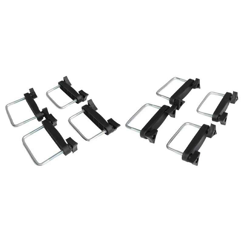 4x Roof Box U-bolts Clamps Luggage Frame With Roof Rack