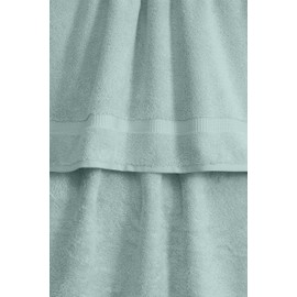 SALBAKOS - Premium 4 Piece Bath Towel Set, Made with 100% Turkish Cotton, Quick Drying, Highly Absorbent & Comfy Towels for Spa & Hotel | 27"x54" (Seafoam Green)