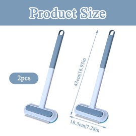 2 PCS Cat Hair Remover, Cat Fur Remover, Pet Hair Removal for Furniture Reusable, Washable for Gentle Cleaning of Sofas, Carpets, Clothes, Bedding