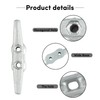 BALAVA Dock Cleat 4 inch Galvanized Iron Rope Cleat Boat