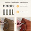Chriari 52 inch Ceiling Fan Screws Pack