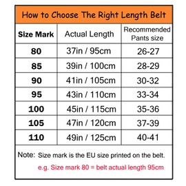 Vatee's Reversible Genuine Leather Belts without Buckle For Men Replacement Belt Strap 1.5"(38mm) Wide 47"(120cm) Long Black & Brown