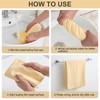 Rudfovn 4 Pcs 40 X 30 cm Imitation Chamois Leathers