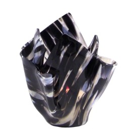 Vase Candle Black White on Clear Candle Vase Dish Set | Reusable | Spring Rain Half Candle