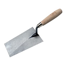 Nespoli N0D1905618 18cm Square Tip Masonry Trowel with Wooden Handle